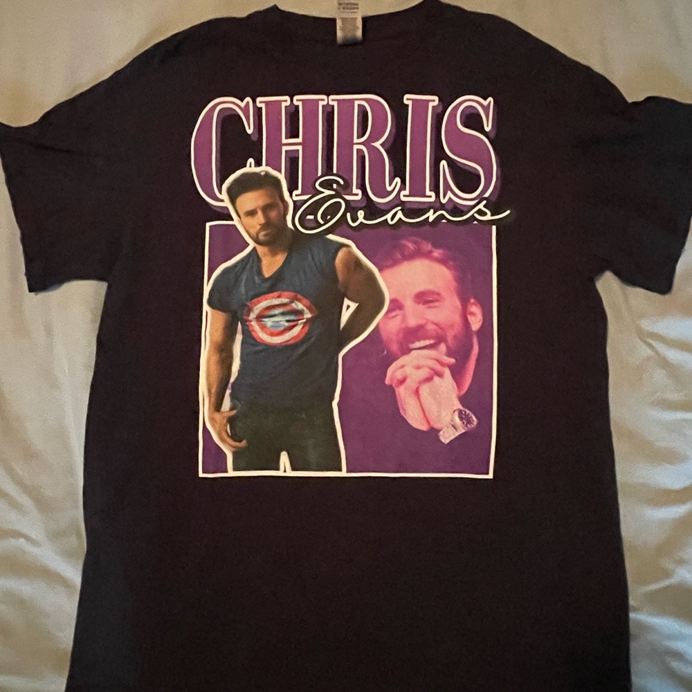 “Vintage” Chris Evans T-shirt, Medium